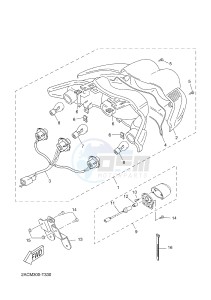 YN50 YN50FU OVETTO 4T (2ACP 2ACP) drawing TAILLIGHT