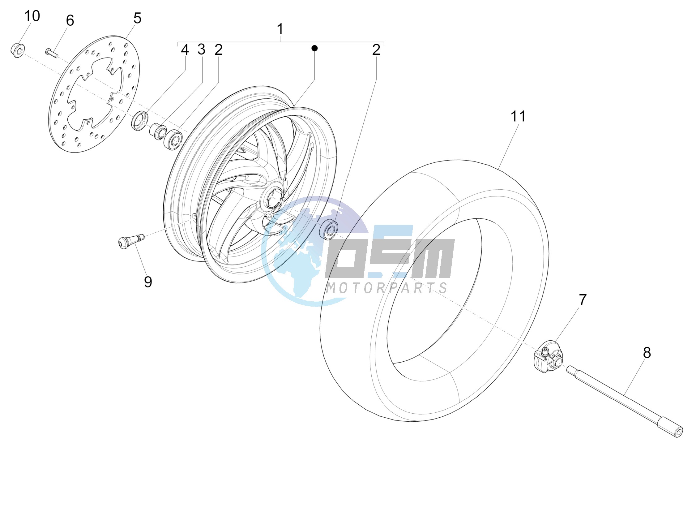 Front wheel