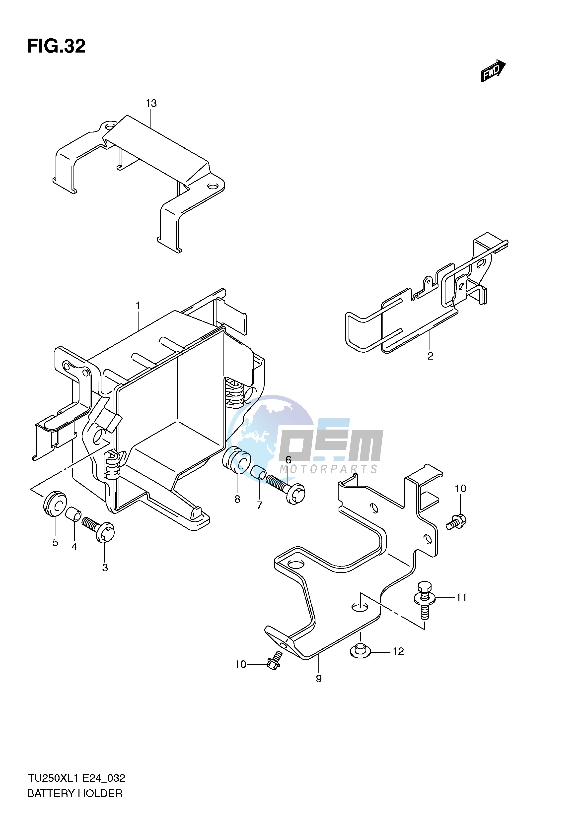 BATTERY HOLDER