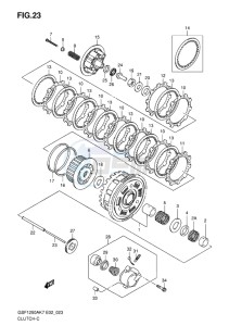 GSF-1250 BANDIT EU drawing CLUTCH