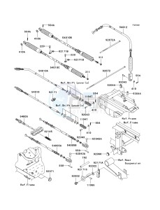 KAF 950 C [MULE 3010 TRANS4X4 DIESEL] (C7F) C7F drawing CABLES