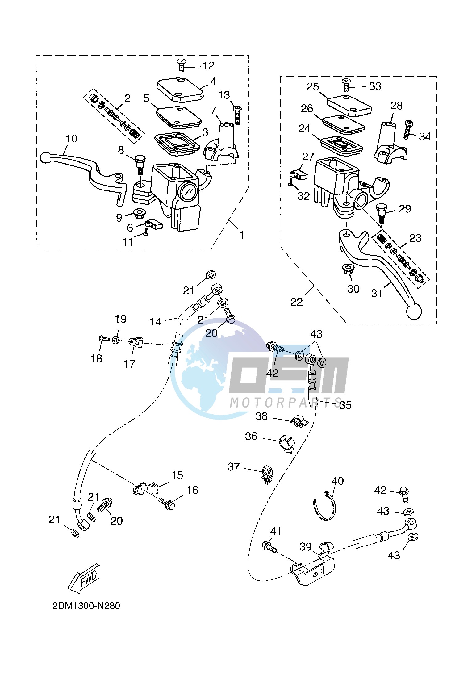 FRONT MASTER CYLINDER