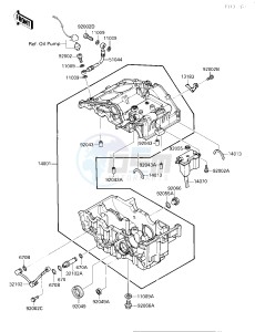 EL 250 B [ELIMINATOR[ (B2-B3) [ELIMINATOR drawing CRANKCASE