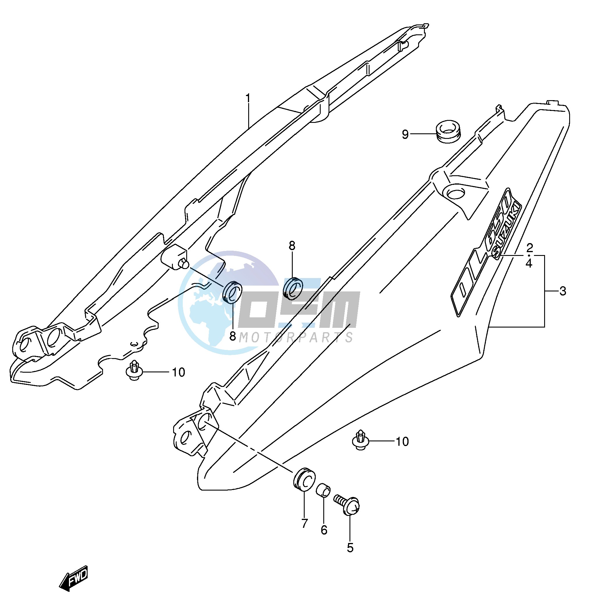 SEAT TAIL COVER (MODEL K5)