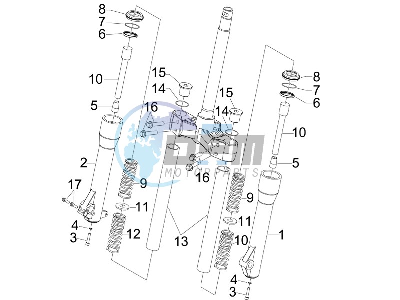 Fork components (Kayaba)