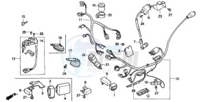 PK50S WALLAROO drawing WIRE HARNESS/ IGNITION COIL