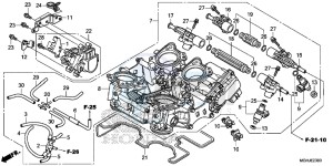 VFR1200XD Europe Direct - (ED) drawing THROTTLE BODY