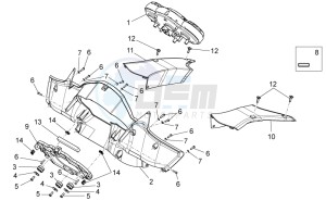 Norge 1200 IE 8V Polizia Stradale drawing Dashboard