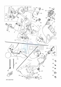 CZD300-A XMAX 300 TECH MAX (BY36) drawing M. CYLINDER FOR DISK BRAKE