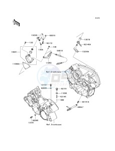 KSV 700 B [KFX700 V FORCE] (B1-B2) [KFX700 V FORCE] drawing GEAR CHANGE MECHANISM