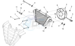 Norge 1200 IE 8V Polizia Stradale drawing Oil radiator