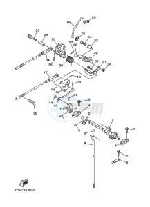 F40B drawing THROTTLE-CONTROL