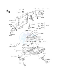 ZX 636 B [NINJA ZX-6R[ (B1-B2) [NINJA ZX-6R drawing FRAME FITTINGS