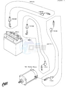 JS 650 A [650 SX] (A3-A4) [650 SX] drawing ELECTRICAL EQUIPMENT