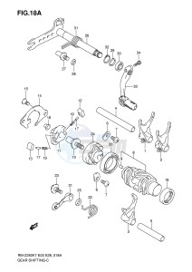 RM-Z250 (E3-E28) drawing GEAR SHIFTING (MODEL K8 K9)