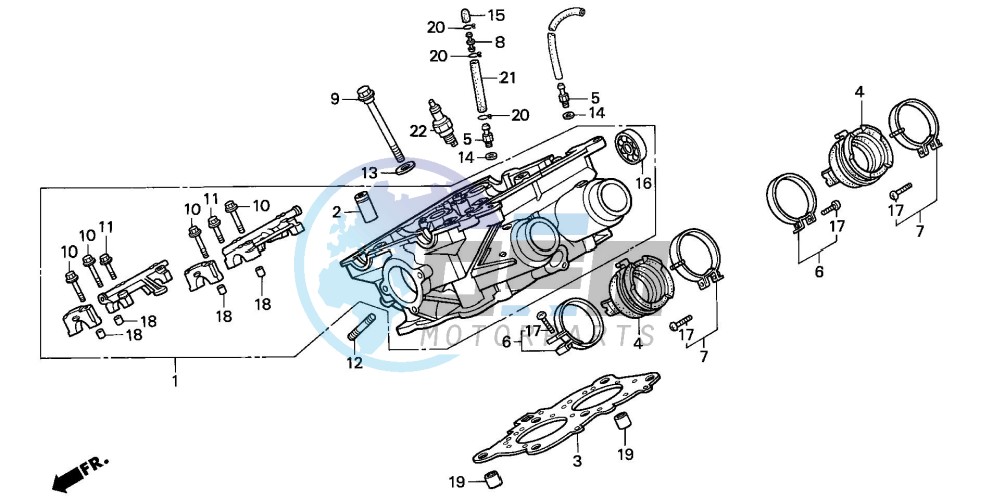 RIGHT CYLINDER HEAD