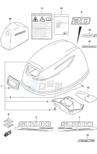 DF 20A drawing Engine Cover