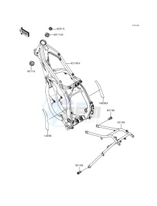 KX 250 K [KX250] (K5) [KX250] drawing FRAME