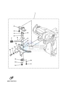 F15CMHL drawing TILLER-HANDLE