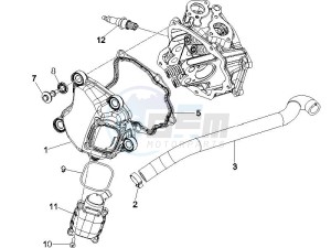 X Evo 125 Euro 3 drawing Cylinder head cover