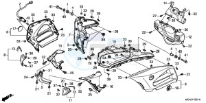 GL1800C drawing COWL (GL1800C/D/E/F/G)