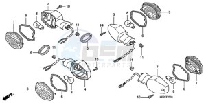 CBR125RW9 Europe Direct - (ED) drawing WINKER (CBR125RW7/RW9/RWA)