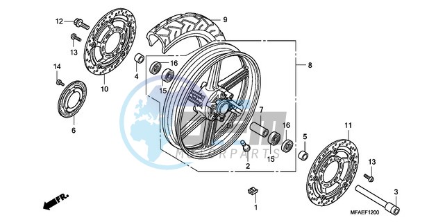 FRONT WHEEL