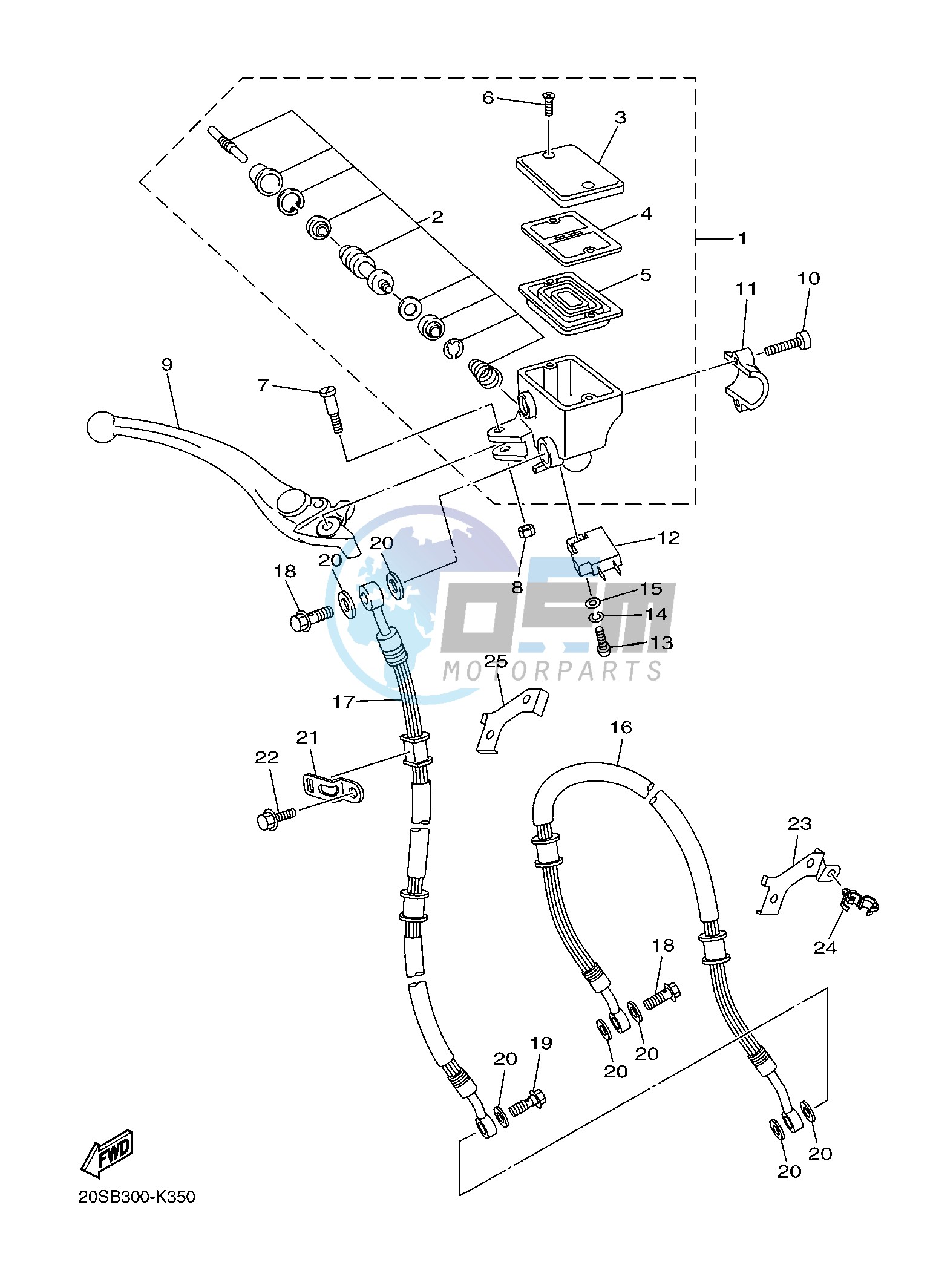 FRONT MASTER CYLINDER