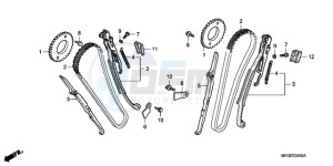 VT750CA9 KO / MK ST drawing CAM CHAIN