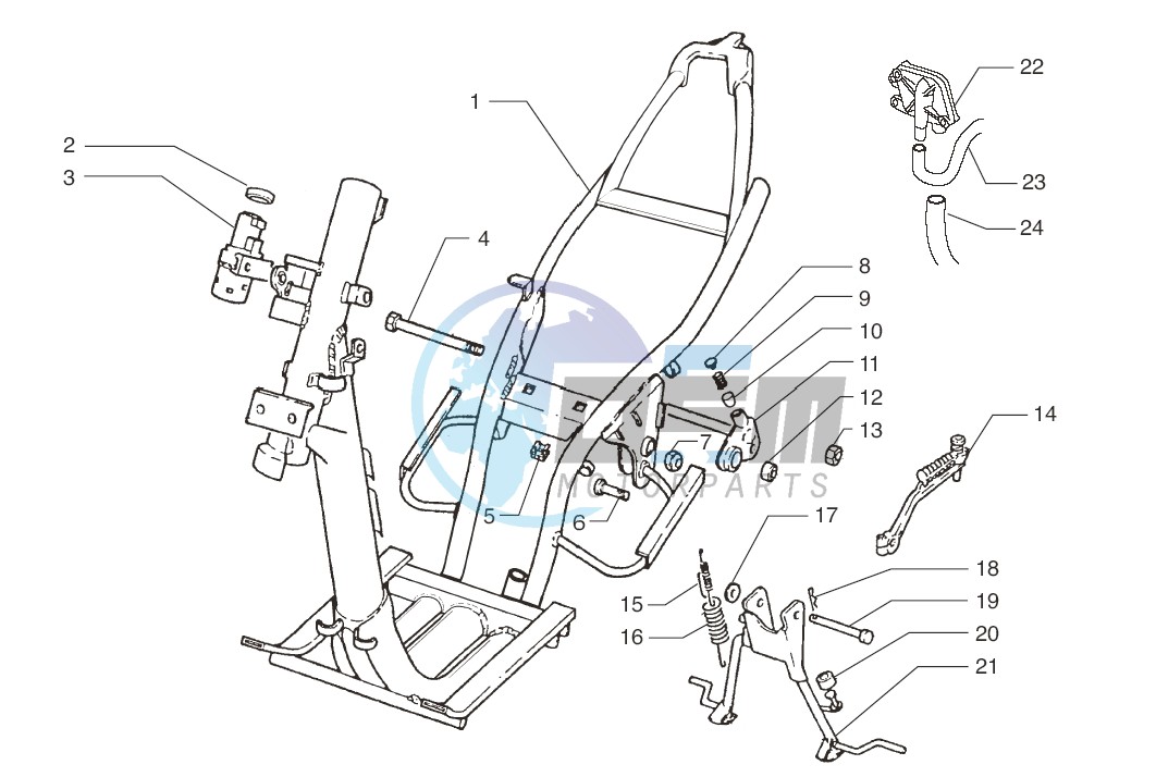 Chassis-Central stand