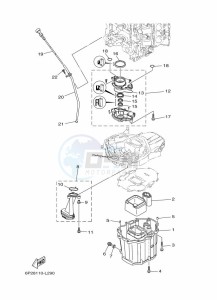 FL200BETX drawing VENTILATEUR-DHUILE