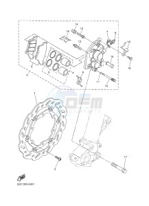 WR250R (BN32 BN31 BN33) drawing FRONT BRAKE CALIPER