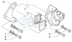 X9 200 Evolution 180 drawing Brake calipers