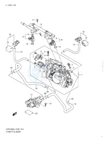 VZR 1800 Z drawing THROTTLE BODY