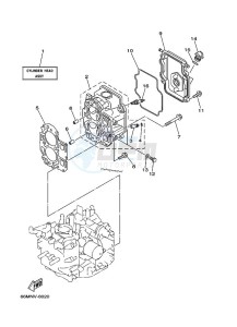 F15A drawing CYLINDER--CRANKCASE-2