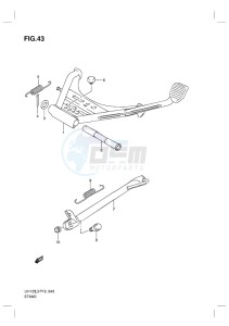 UH125ZE BURGMAN EU drawing STAND