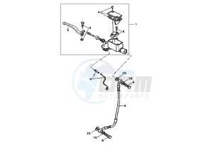 XQ MAXSTER 125 drawing FRONT MASTER CYLINDER