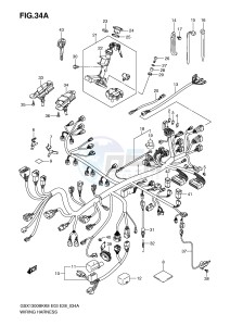 GSX1300BK (E3-E28) drawing WIRING HARNESS (GSX1300BKAK8 AK9 E3 E28)