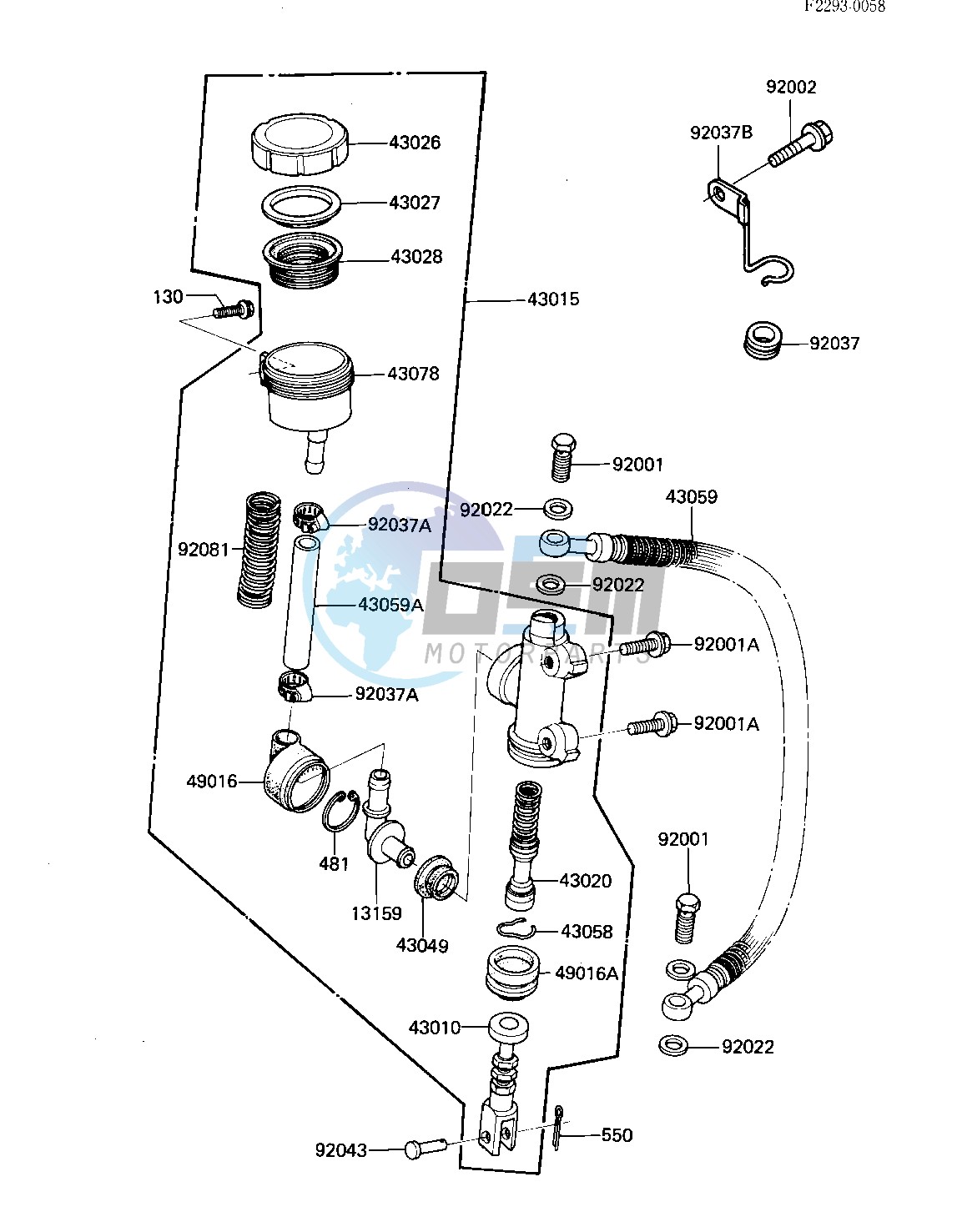 REAR MASTER CYLINDER