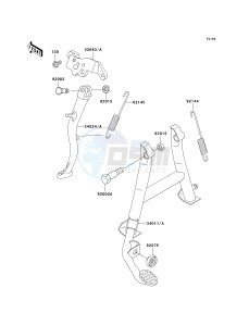 EX 500 D [NINJA 500R] (D6F-D9F) D6F drawing STAND-- S- -