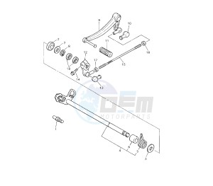 XJR 1300 drawing SHIFT SHAFT