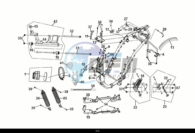 FRAME BODY - ENGINE MOUNT