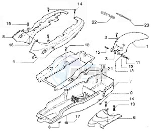 DNA GP EXPERIENCE 50 drawing Rear mudguard-undersaddle