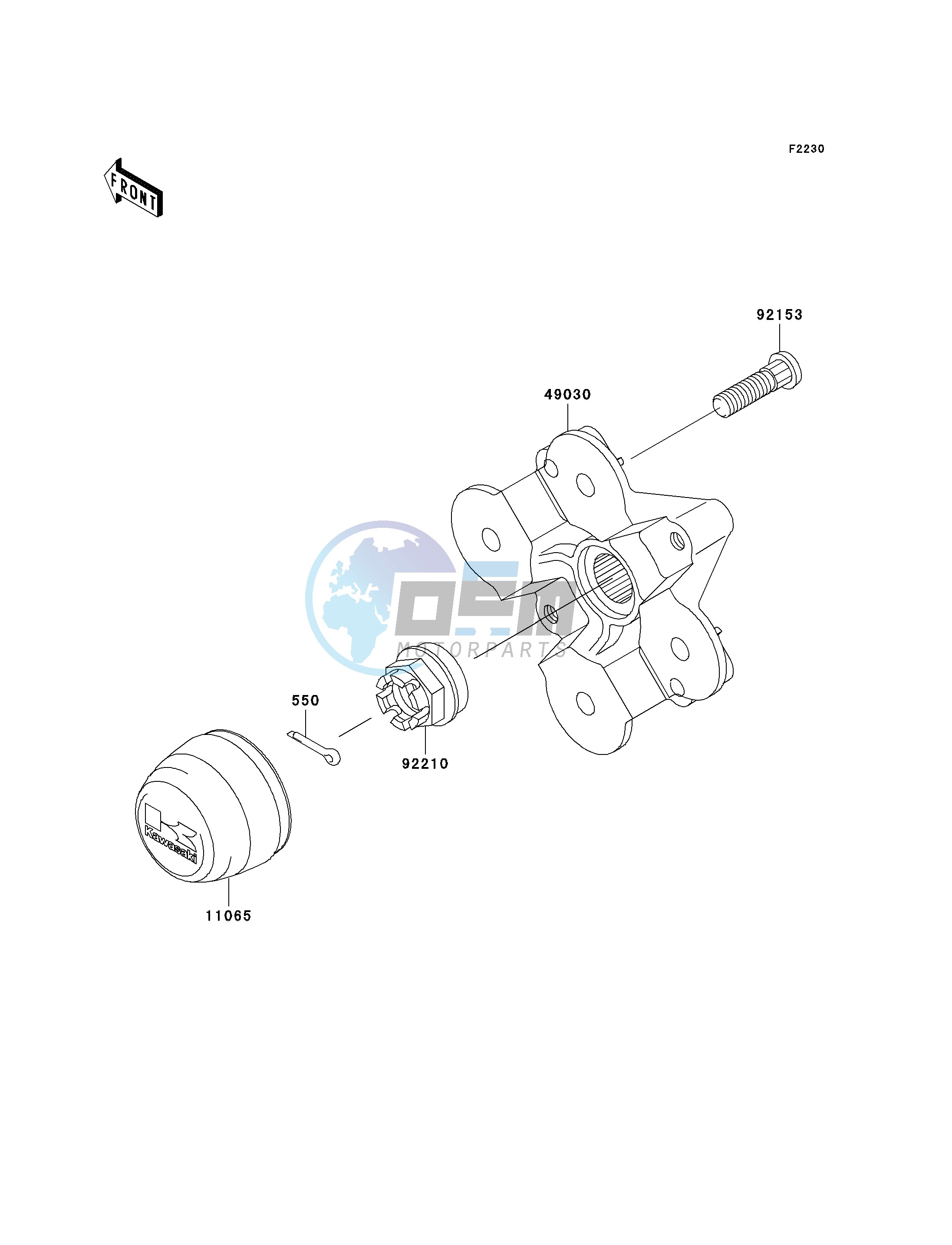 FRONT HUB