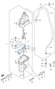 DF 175 drawing Fuel Vapor Separator