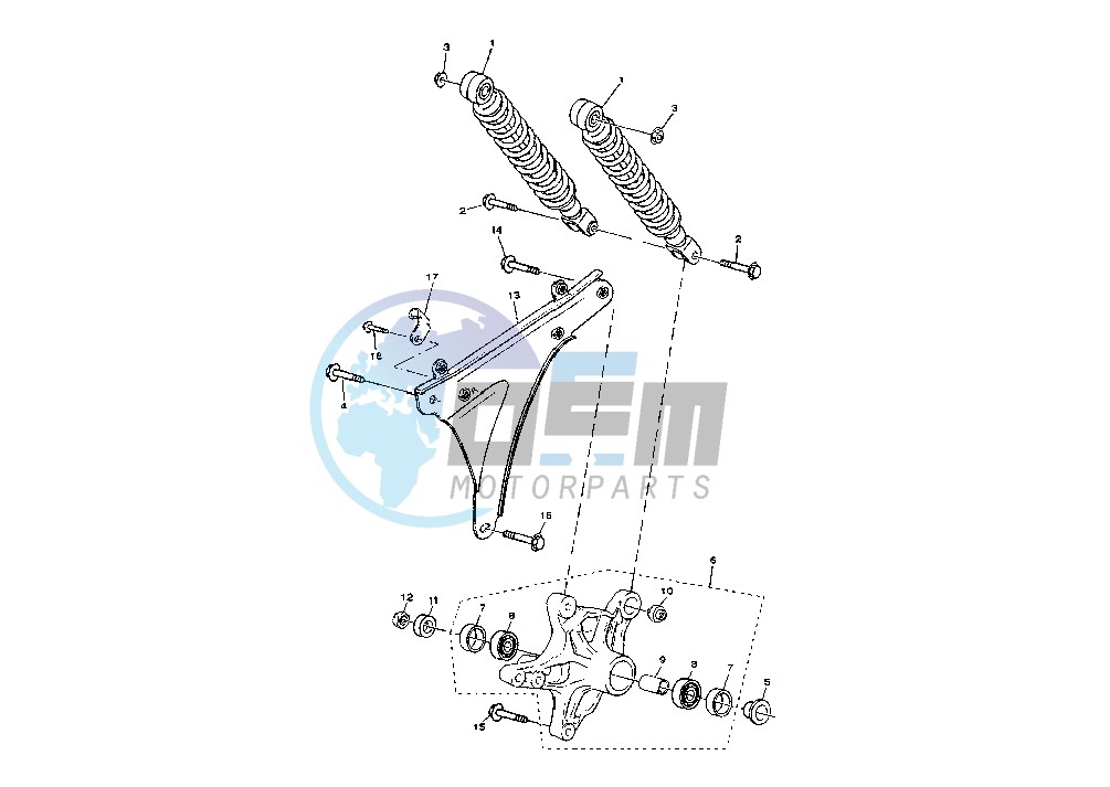 REAR SHOCK ABSORBER MY02