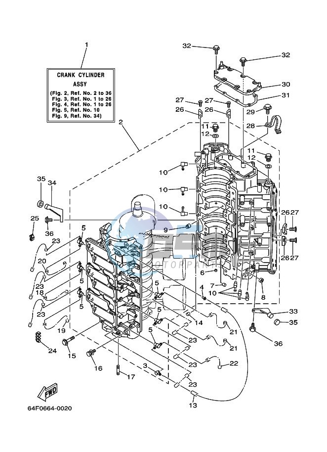 CYLINDER--CRANKCASE