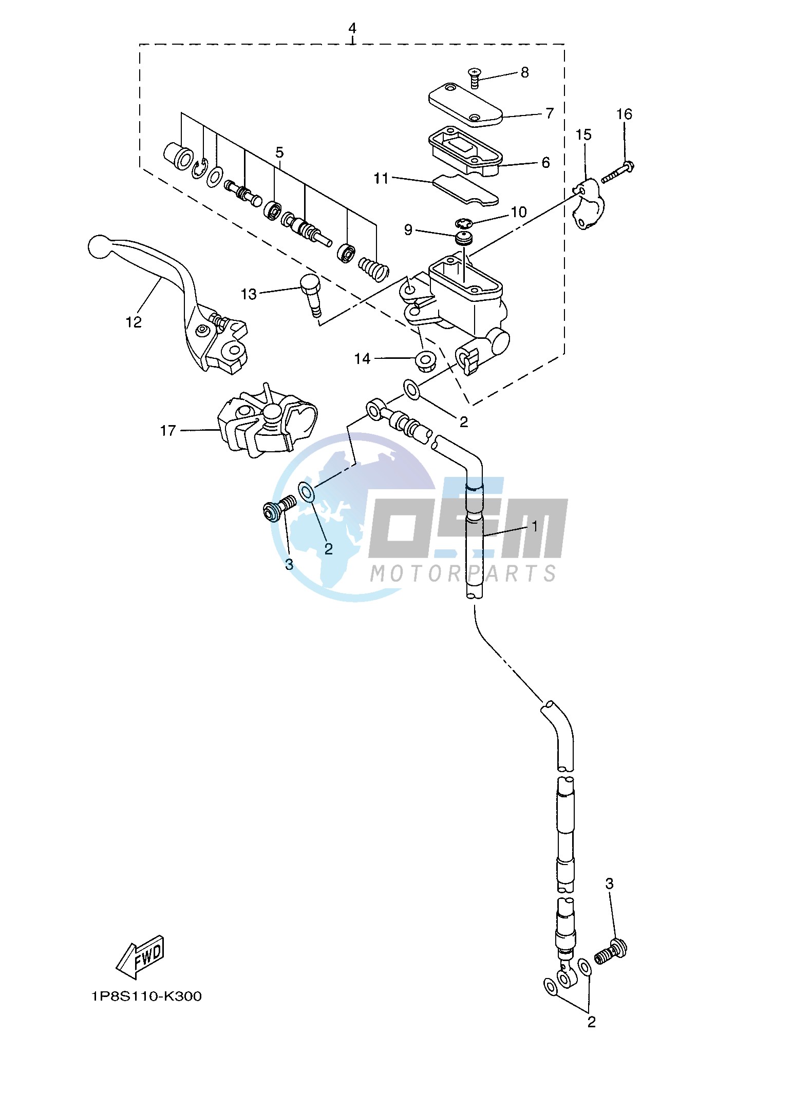 FRONT MASTER CYLINDER