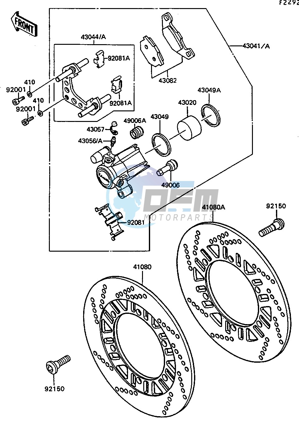 FRONT BRAKE-- ZG1000-A7_A8- -