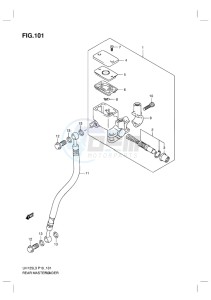 UH125 BURGMAN EU drawing REAR MASTER CYLINDER